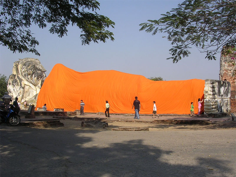 Wat Lokayasutharam, Ayutthaya, Thailand